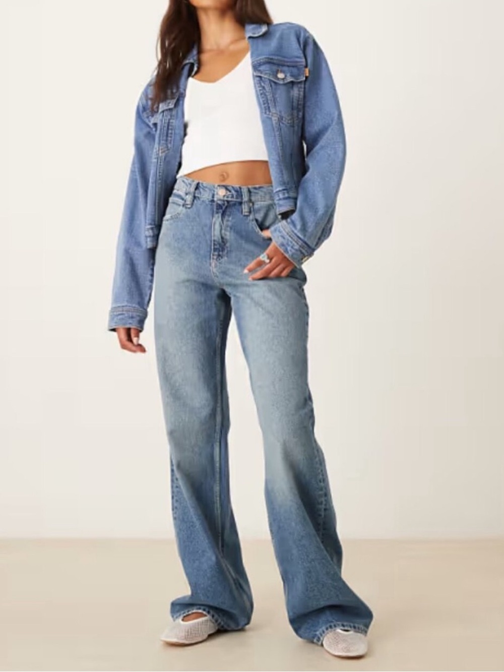 We the Free Tinsley Baggy High-Rise Straighr Leg Jeans - Picture 16 of 16